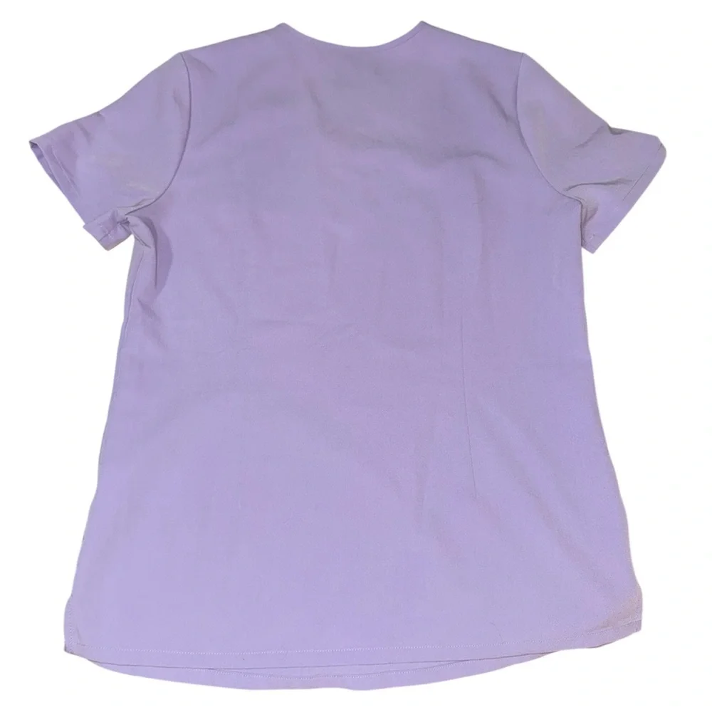 Figs Lavender Dew Catarina One-Pocket Scrub Top (Small) - Picture 4 of 6